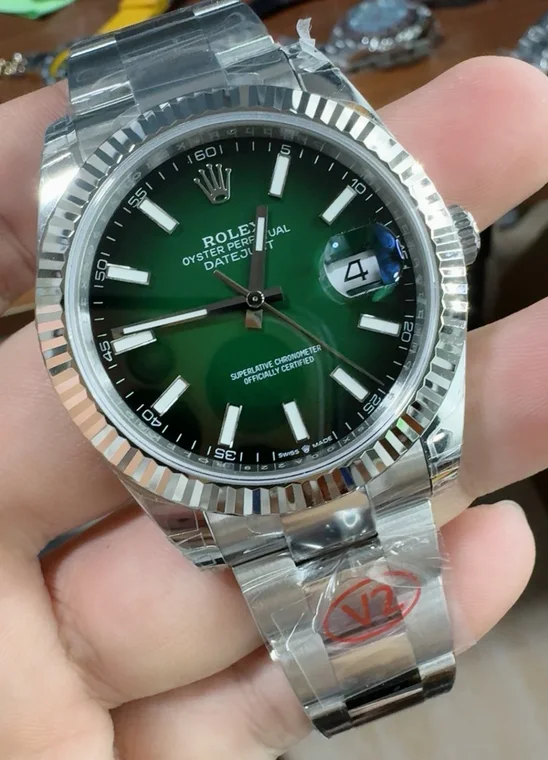 Rolex Datejust Green Dial 41mm