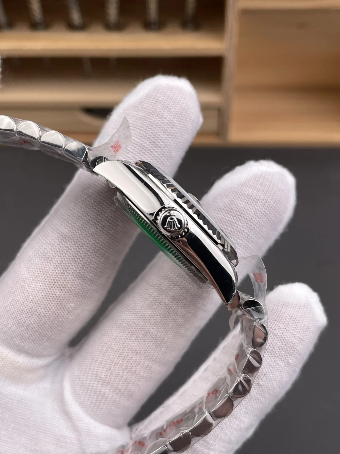 Rolex Datejust Grey Dial 31mm — photographed off the sweep