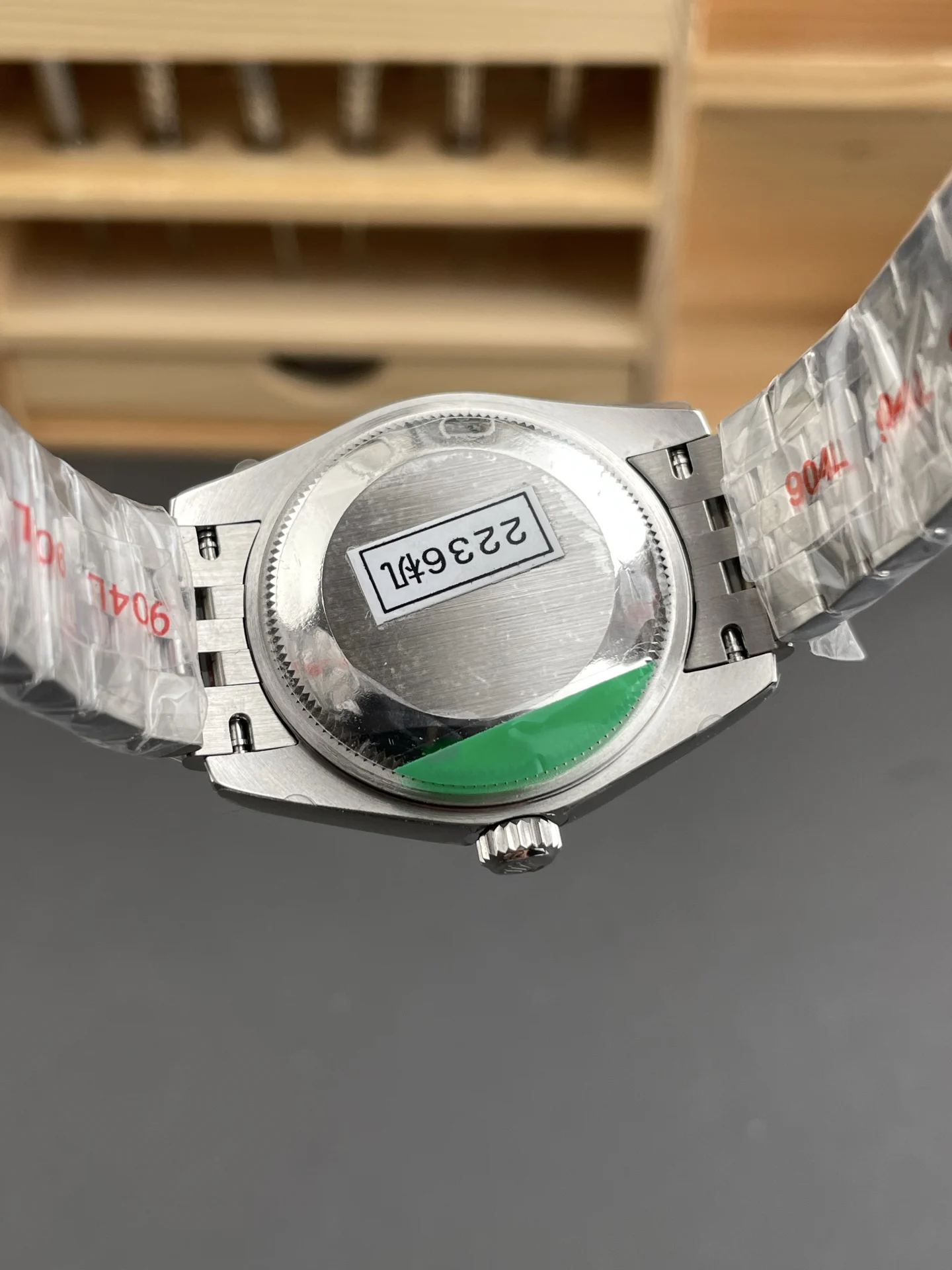 Rolex Datejust Grey Dial 31mm — photographed off the sweep