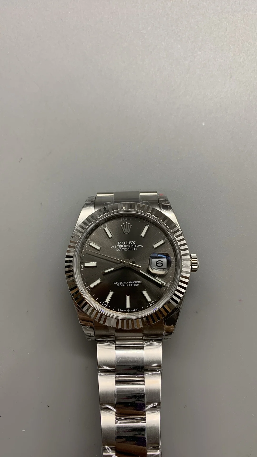 Rolex Datejust Grey Dial 41mm