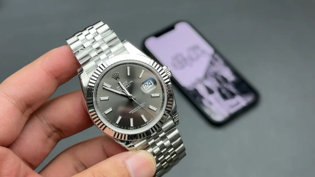Rolex Datejust Grey Dial 41mm