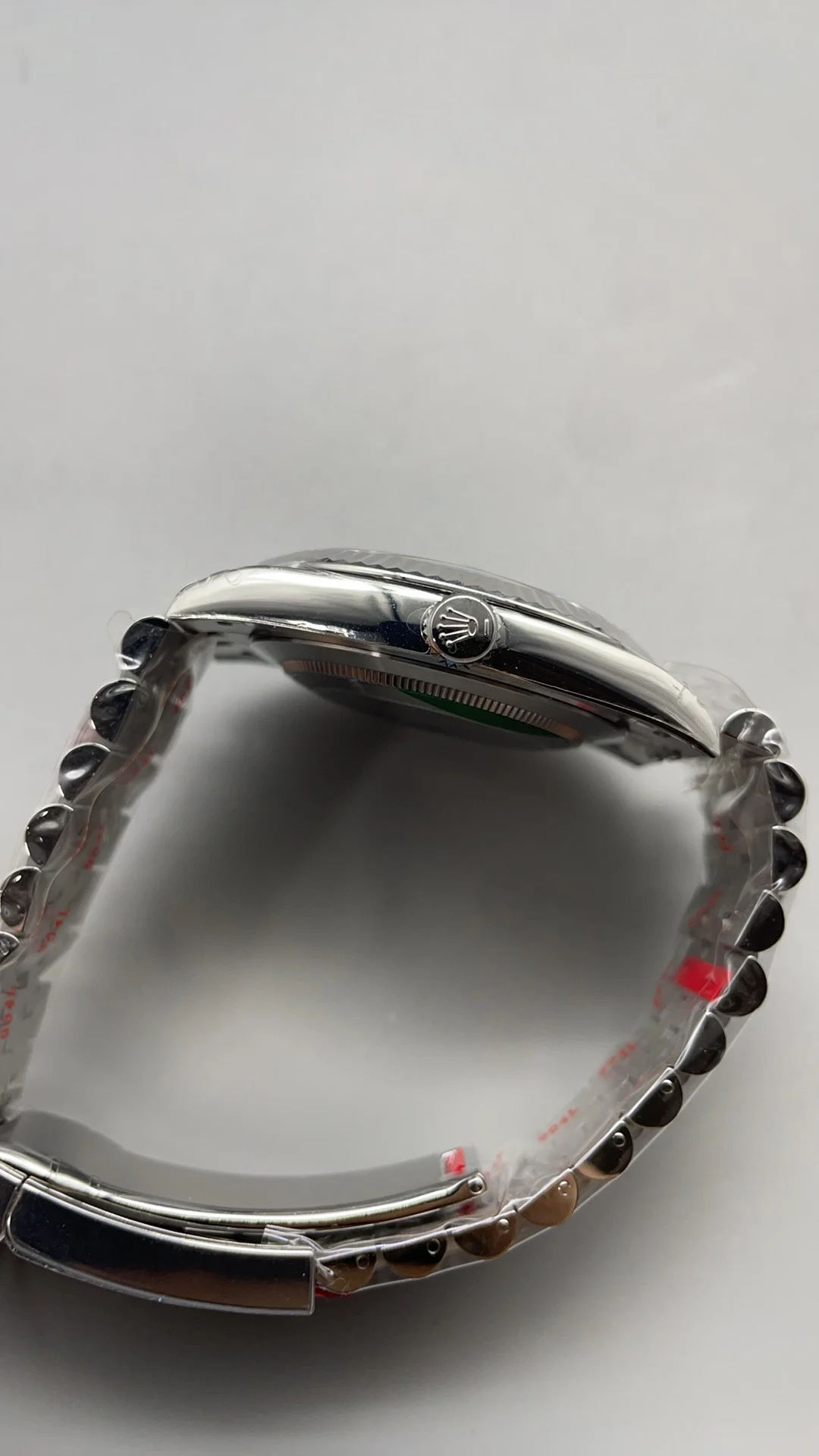 Rolex Datejust Grey Dial 41mm — photographed off the sweep