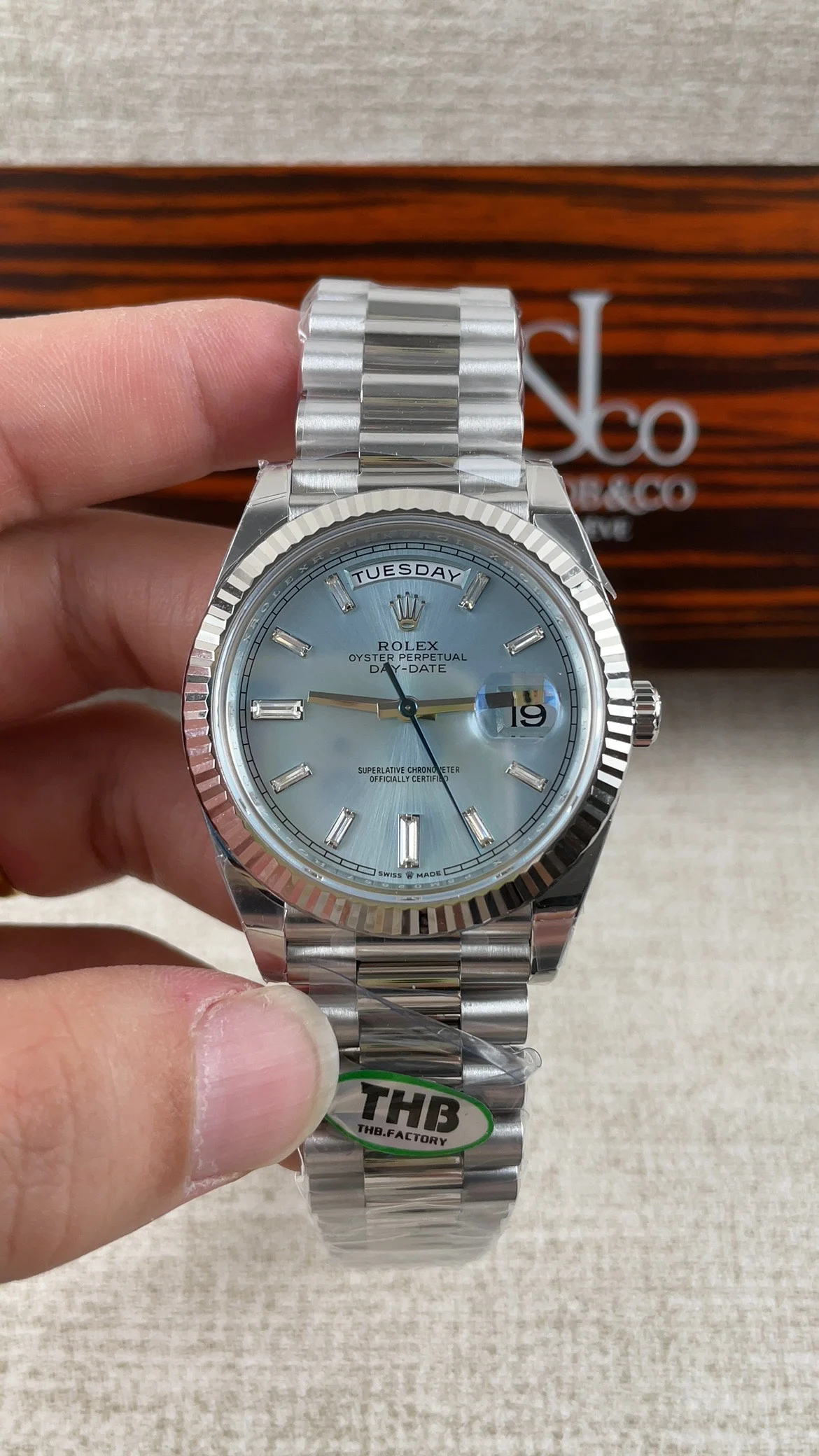 Rolex Datejust Ice Blue Blue Dial