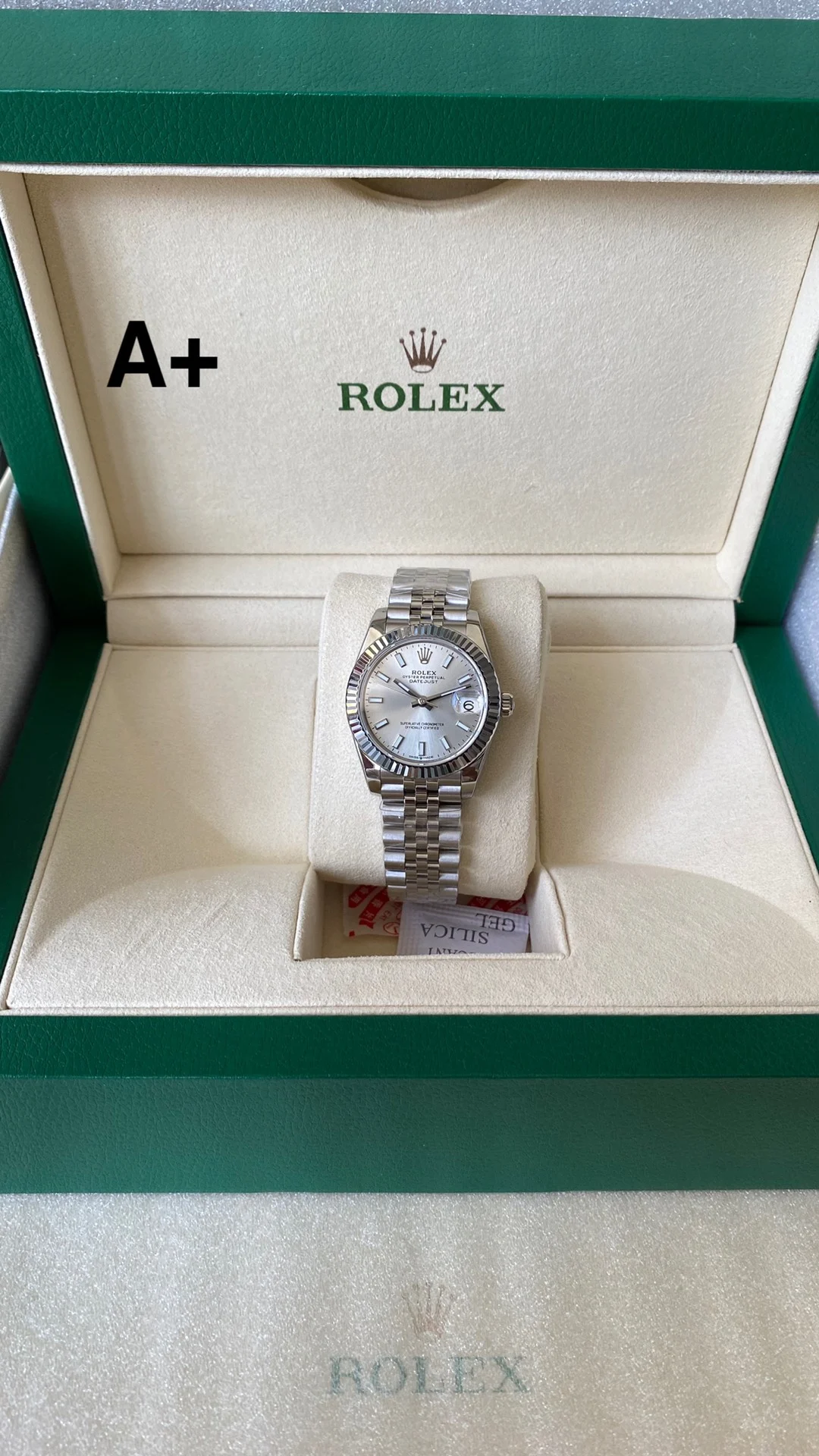 Rolex Datejust Ice Blue Steel Blue Dial Diamond-Set 31mm