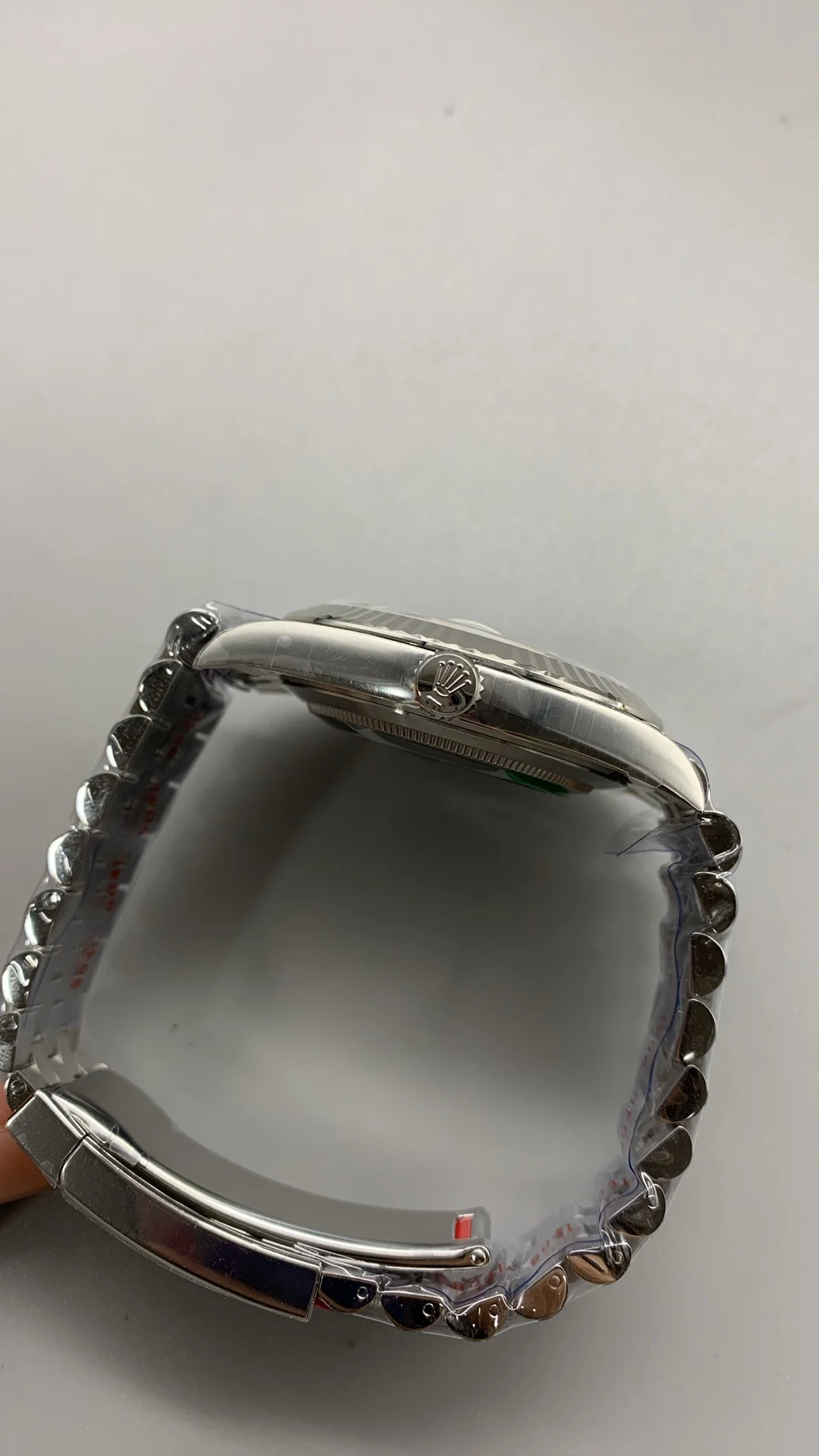 Rolex Datejust Mother of Pearl 41mm — photographed off the sweep