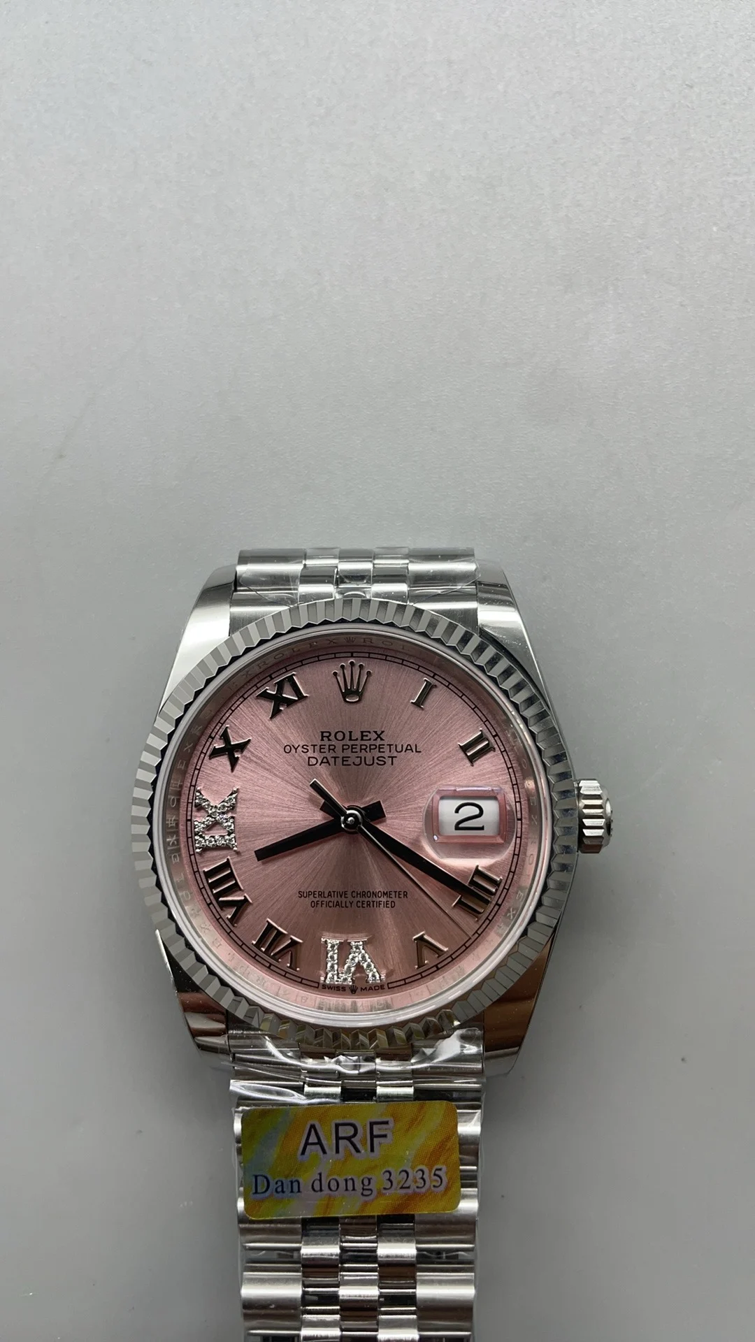 Rolex Datejust Pink Dial 36mm