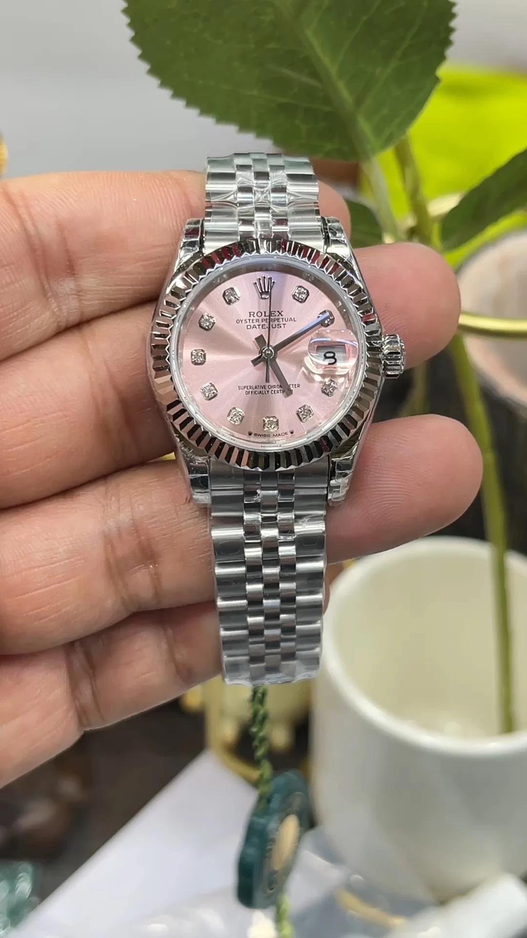 Rolex Datejust Pink Dial