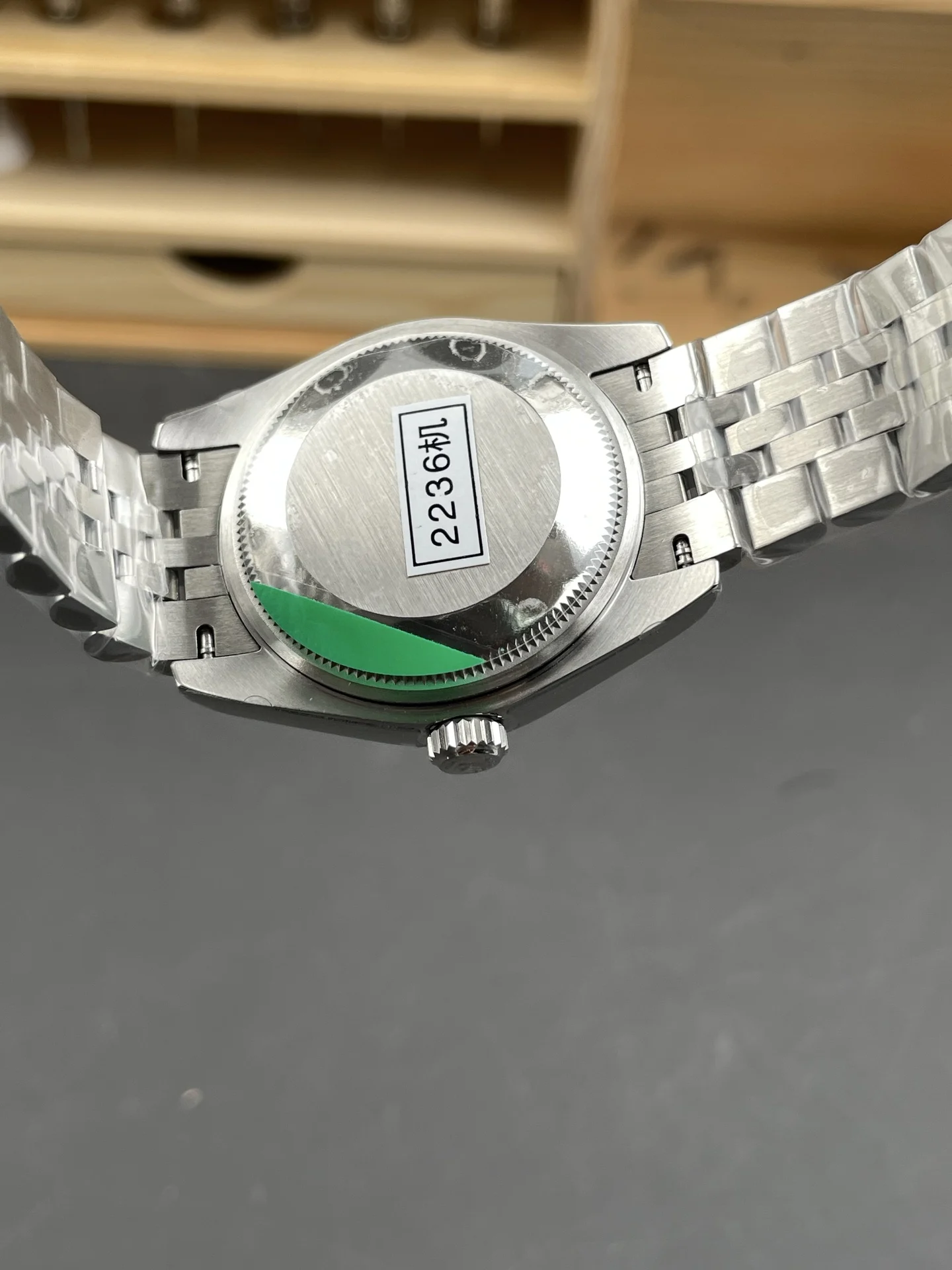 Rolex Datejust Purple Dial 31mm — photographed off the sweep