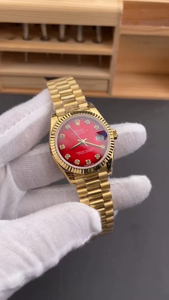 Rolex Datejust Red Dial