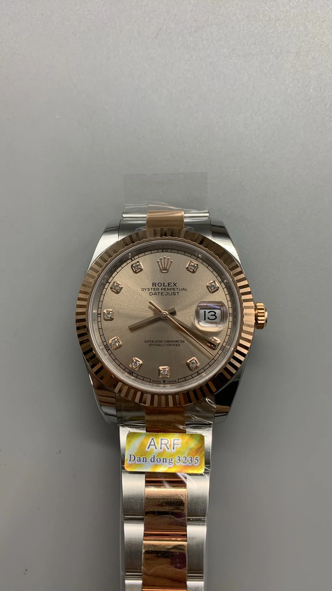 Rolex Datejust Rose Gold Diamond-Set 41mm