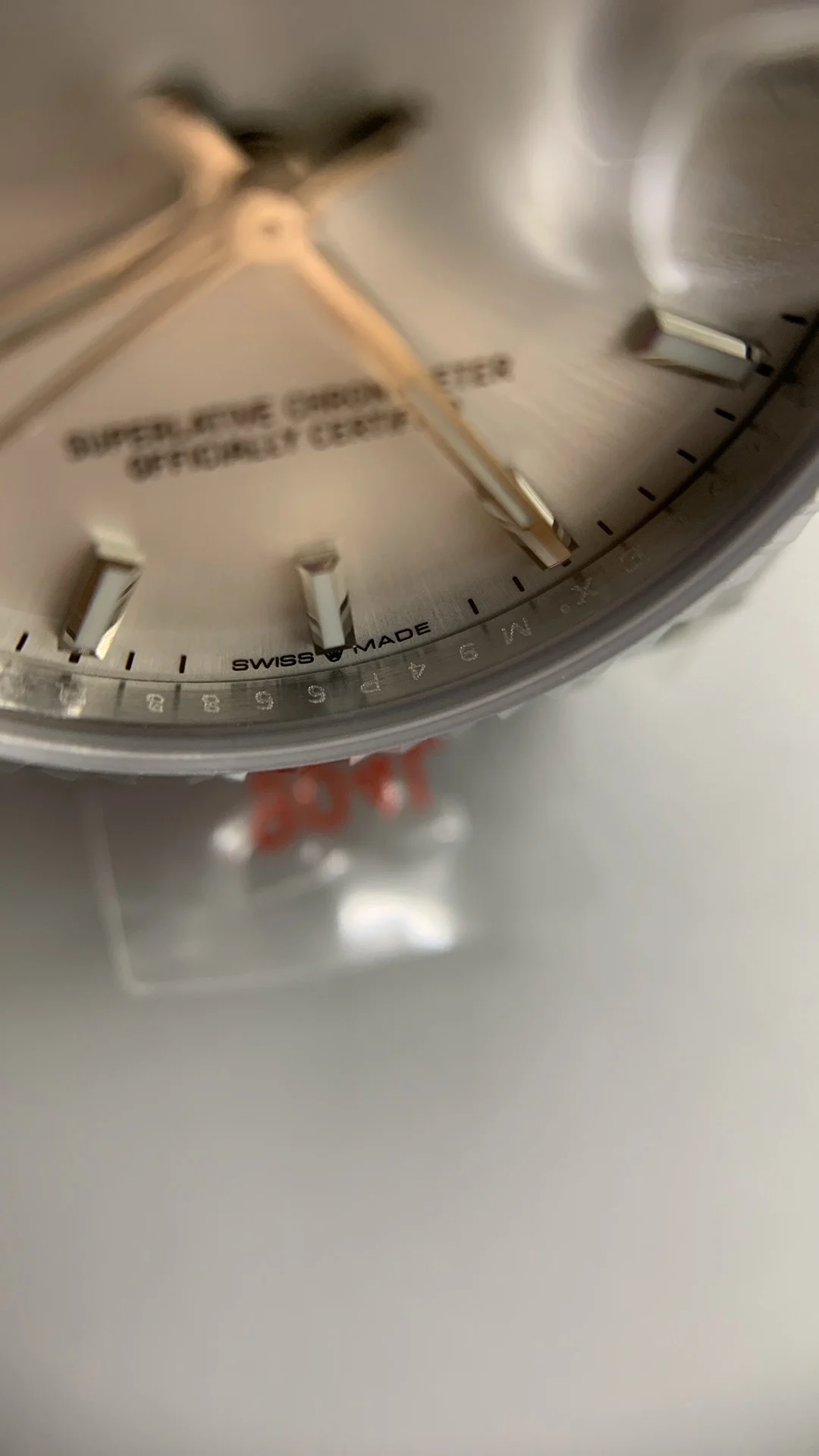 Rolex Datejust Silver Dial 31mm — photographed off the sweep