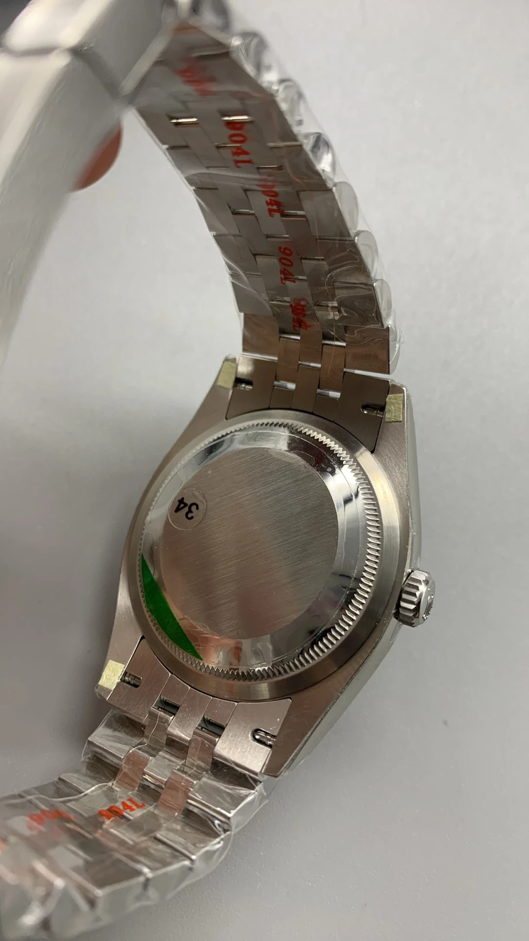 Rolex Datejust Silver Dial 36mm — photographed off the sweep