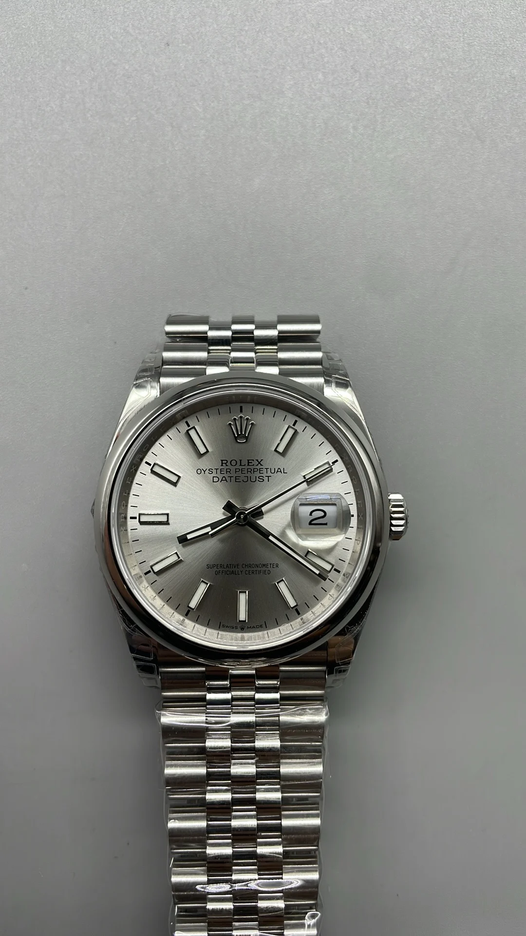 Rolex Datejust Silver Dial 36mm