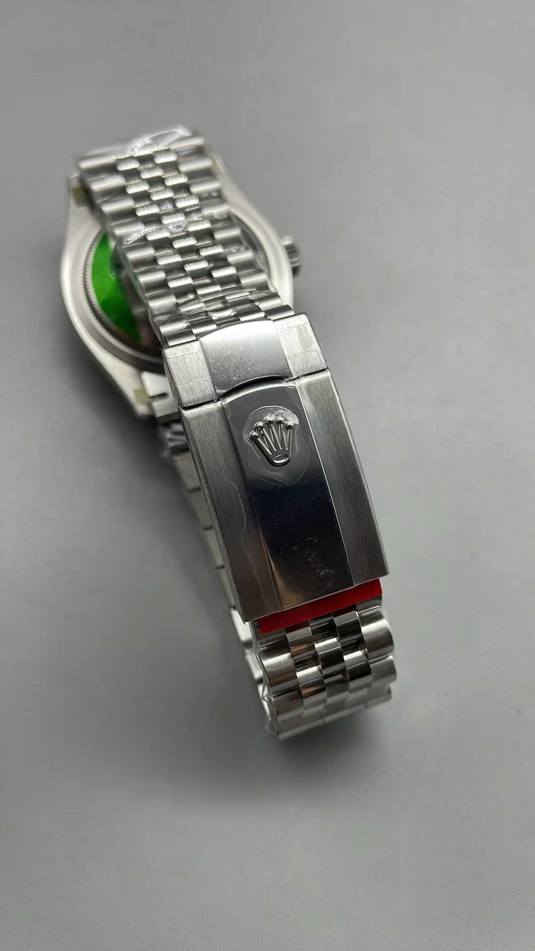 Rolex Datejust Silver Dial 36mm — photographed off the sweep
