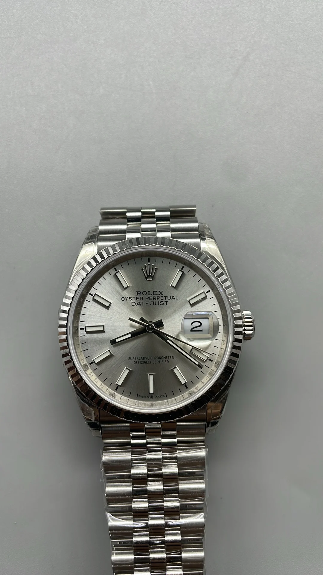 Rolex Datejust Silver Dial 36mm
