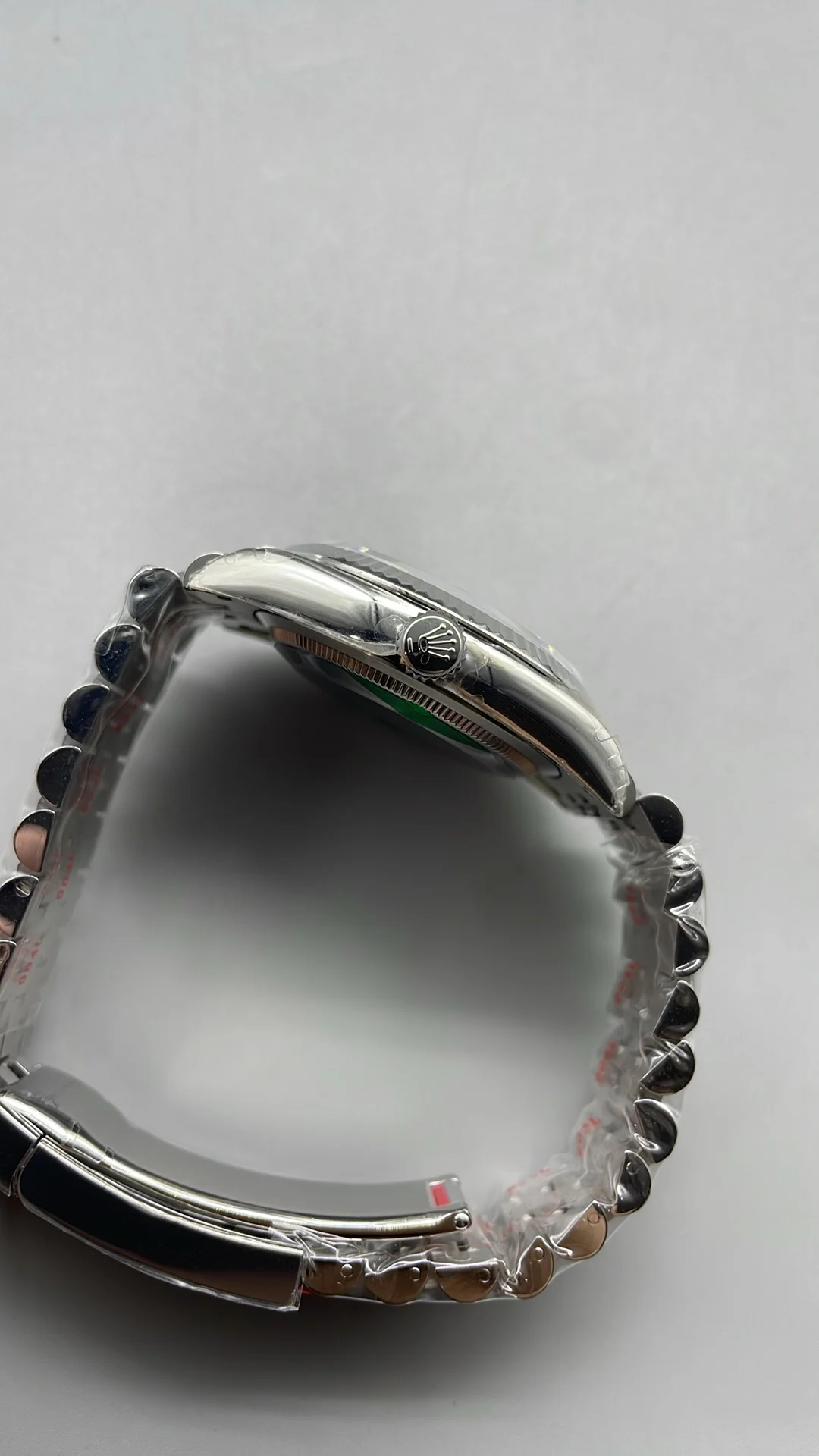 Rolex Datejust Silver Dial 36mm — photographed off the sweep