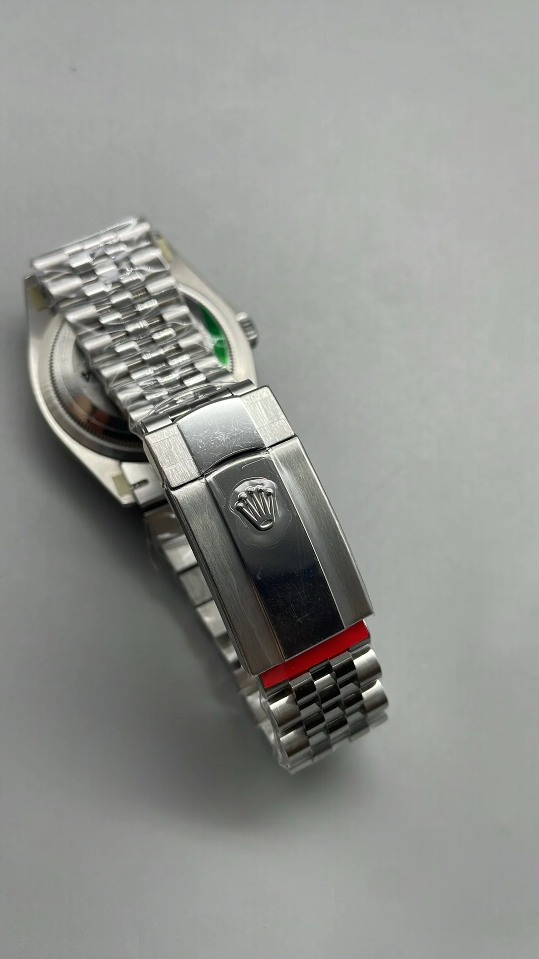 Rolex Datejust Silver Dial 36mm — photographed off the sweep