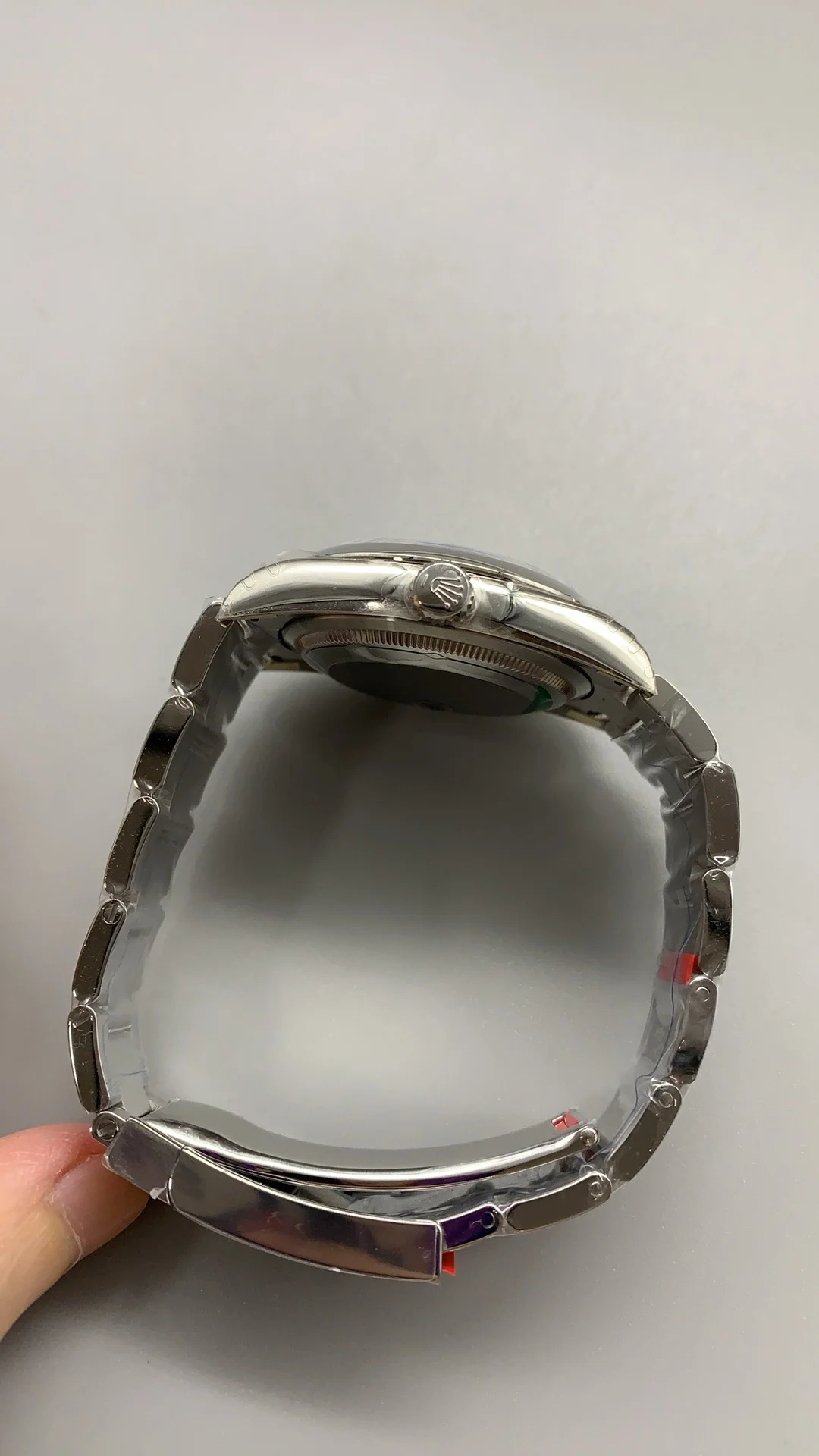 Rolex Datejust Silver Dial 36mm — photographed off the sweep