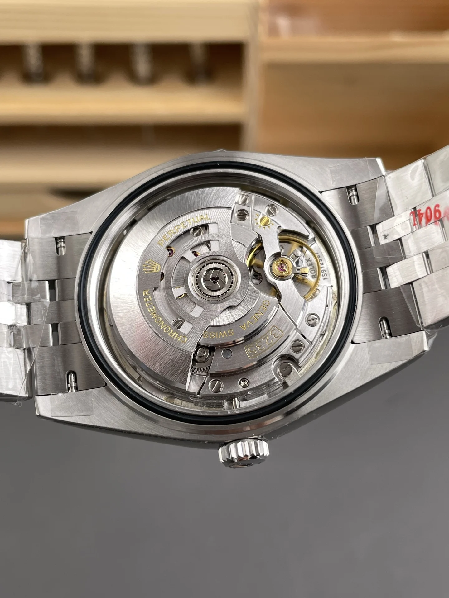 Rolex Datejust Silver Dial 41mm — photographed off the sweep