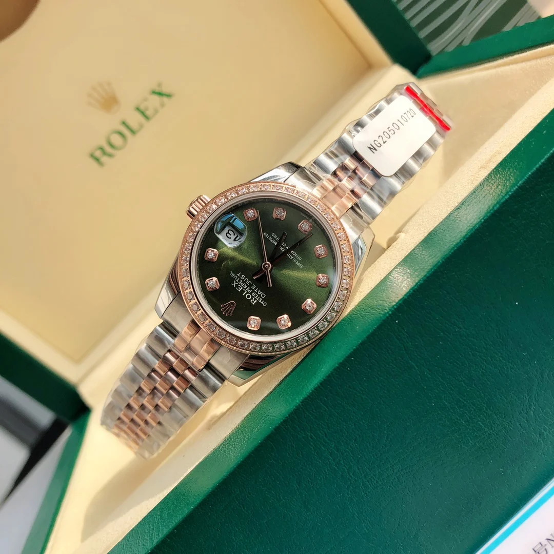 Rolex Datejust Steel 28mm — photographed off the sweep