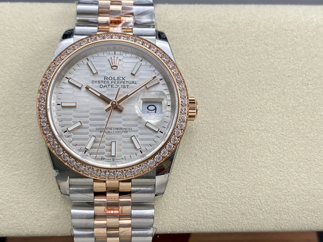 Rolex Datejust Steel 36mm — photographed off the sweep