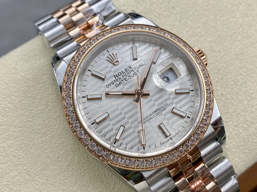 Rolex Datejust Steel 36mm — photographed off the sweep