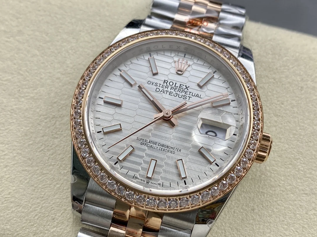 Rolex Datejust Steel 36mm — photographed off the sweep