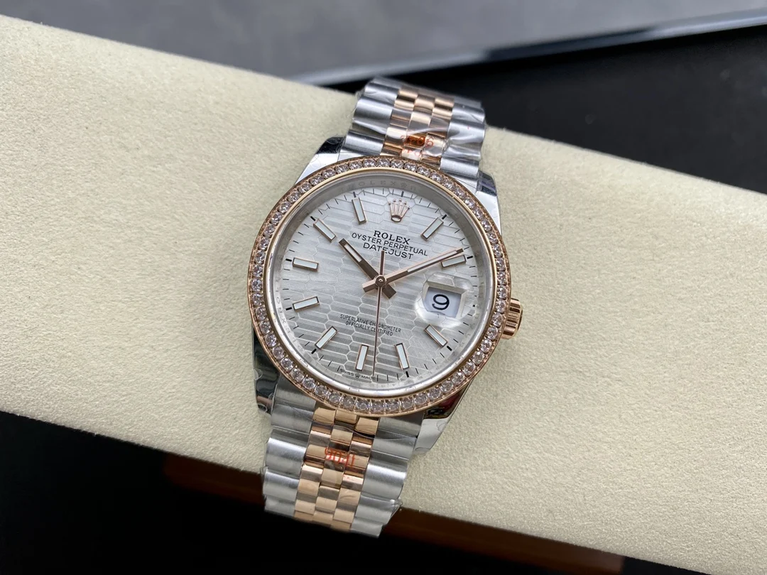 Rolex Datejust Steel 36mm — photographed off the sweep