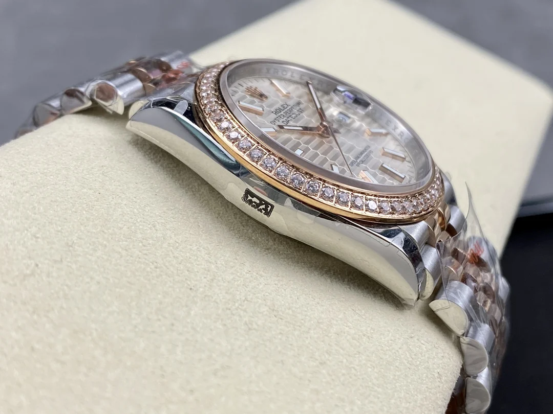 Rolex Datejust Steel 36mm — photographed off the sweep