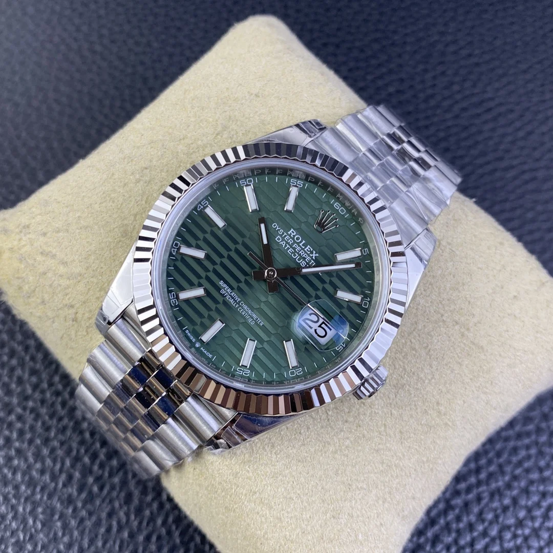 Rolex Datejust Steel 41mm — photographed off the sweep