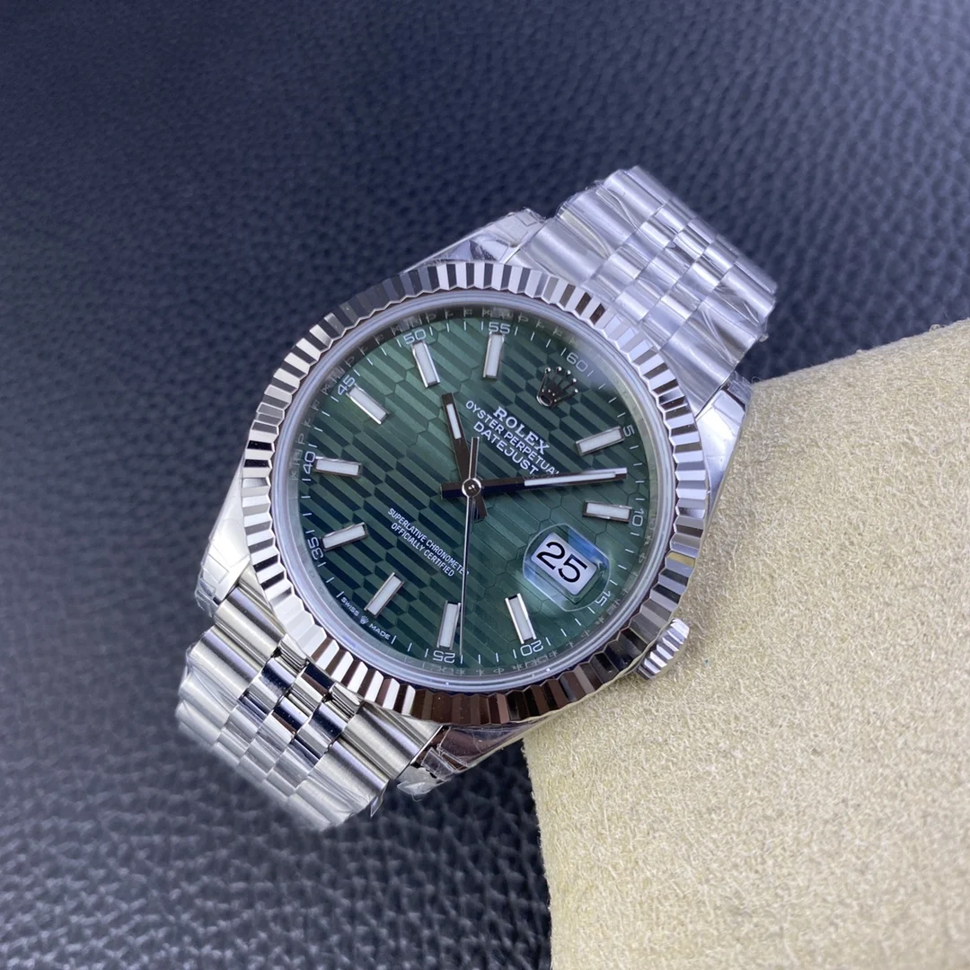 Rolex Datejust Steel 41mm — photographed off the sweep