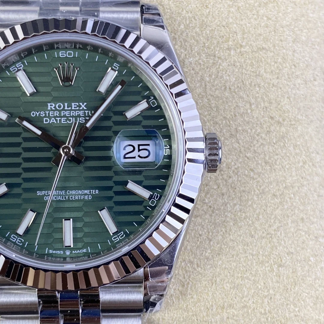 Rolex Datejust Steel 41mm — photographed off the sweep