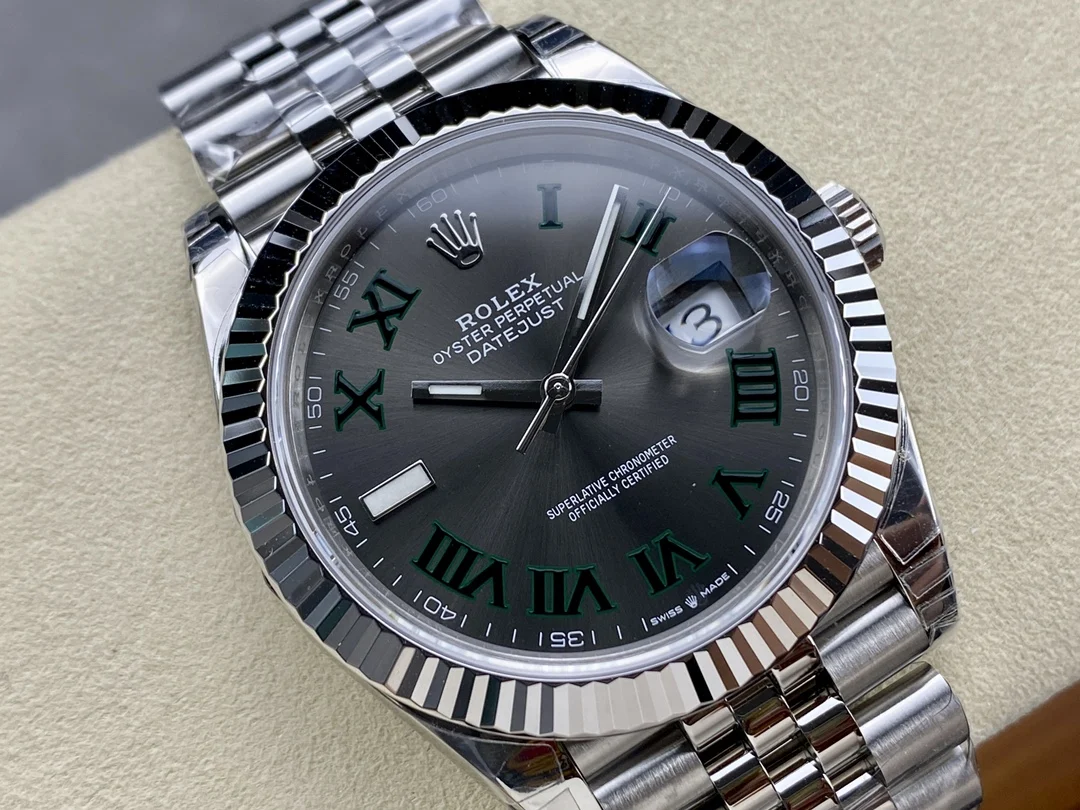Rolex Datejust Steel 41mm — photographed off the sweep