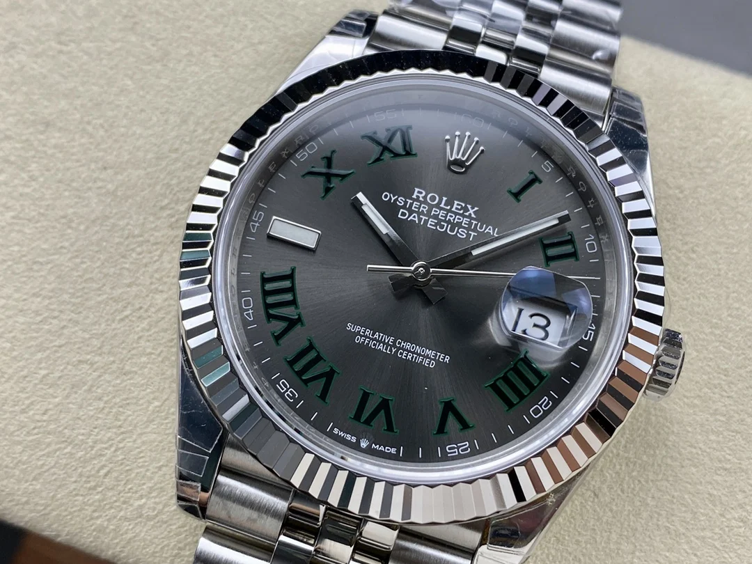 Rolex Datejust Steel 41mm — photographed off the sweep