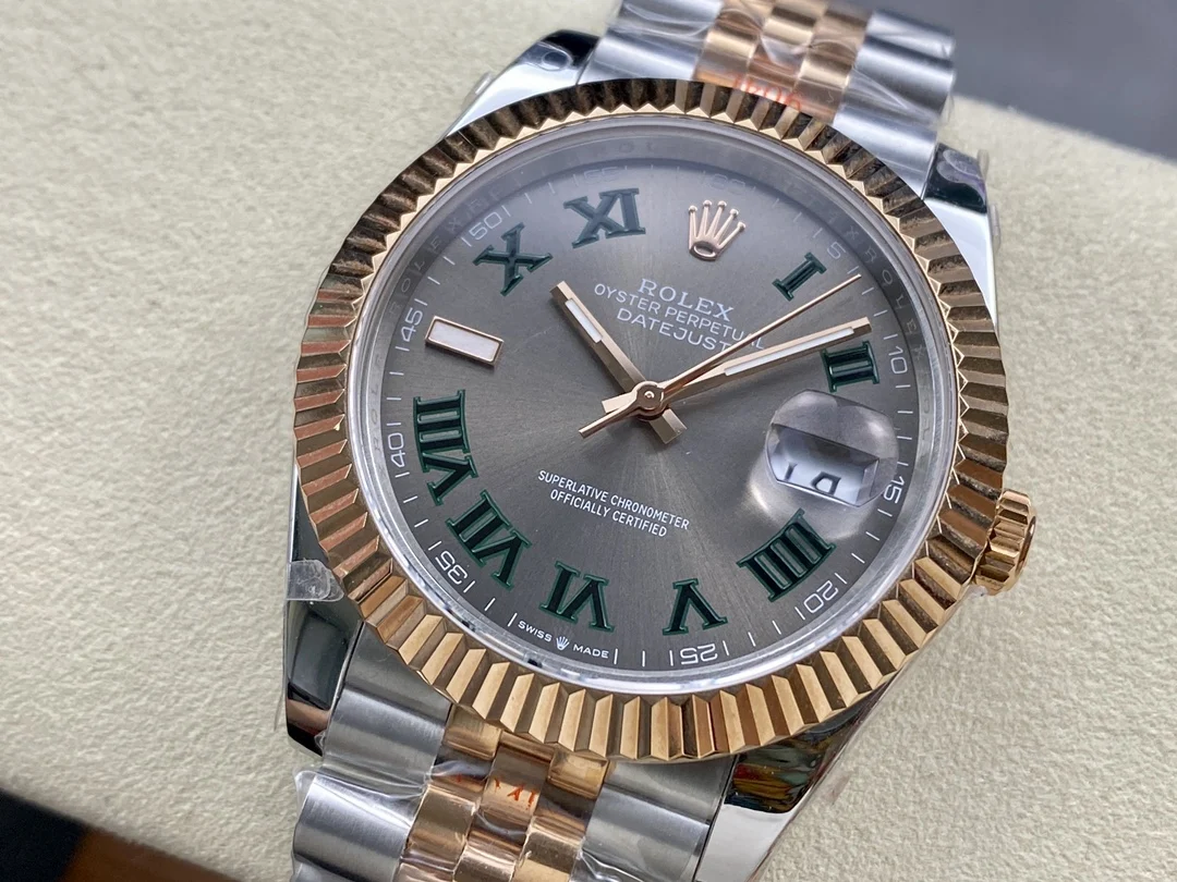 Rolex Datejust Steel 41mm — photographed off the sweep