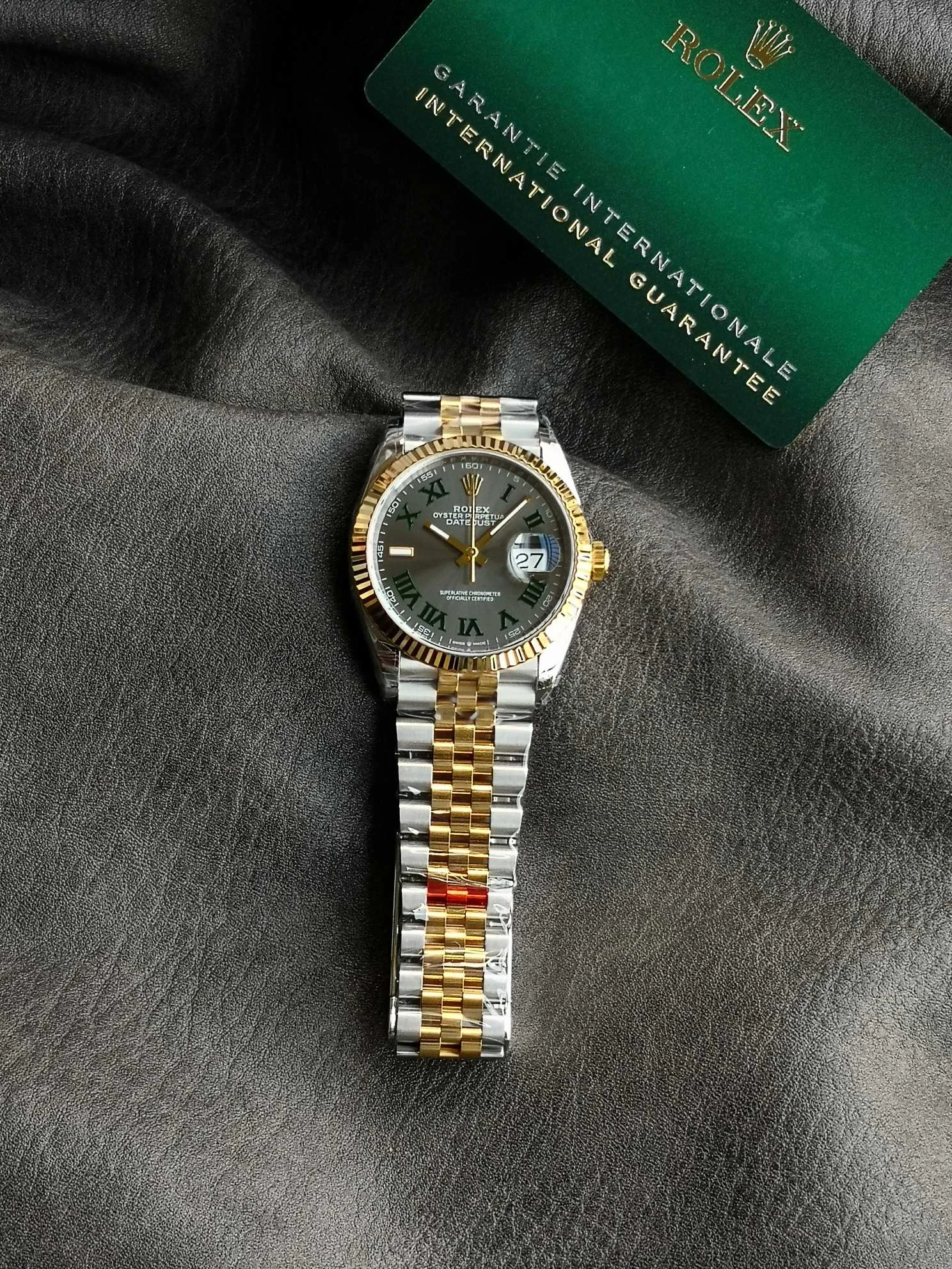 Rolex Datejust Steel — photographed off the sweep