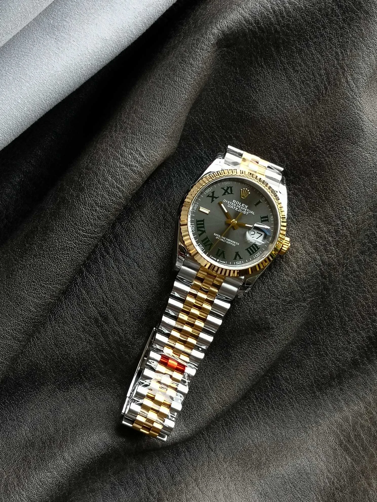 Rolex Datejust Steel — photographed off the sweep