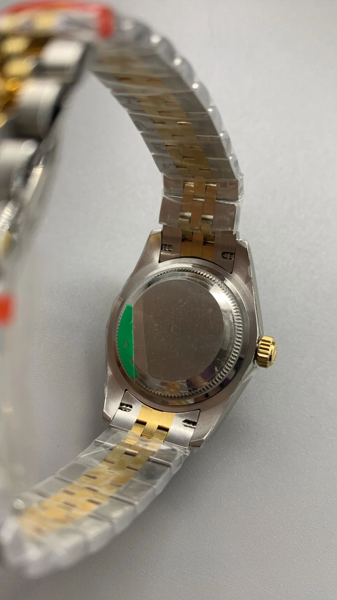 Rolex Datejust Two-Tone 28mm — photographed off the sweep