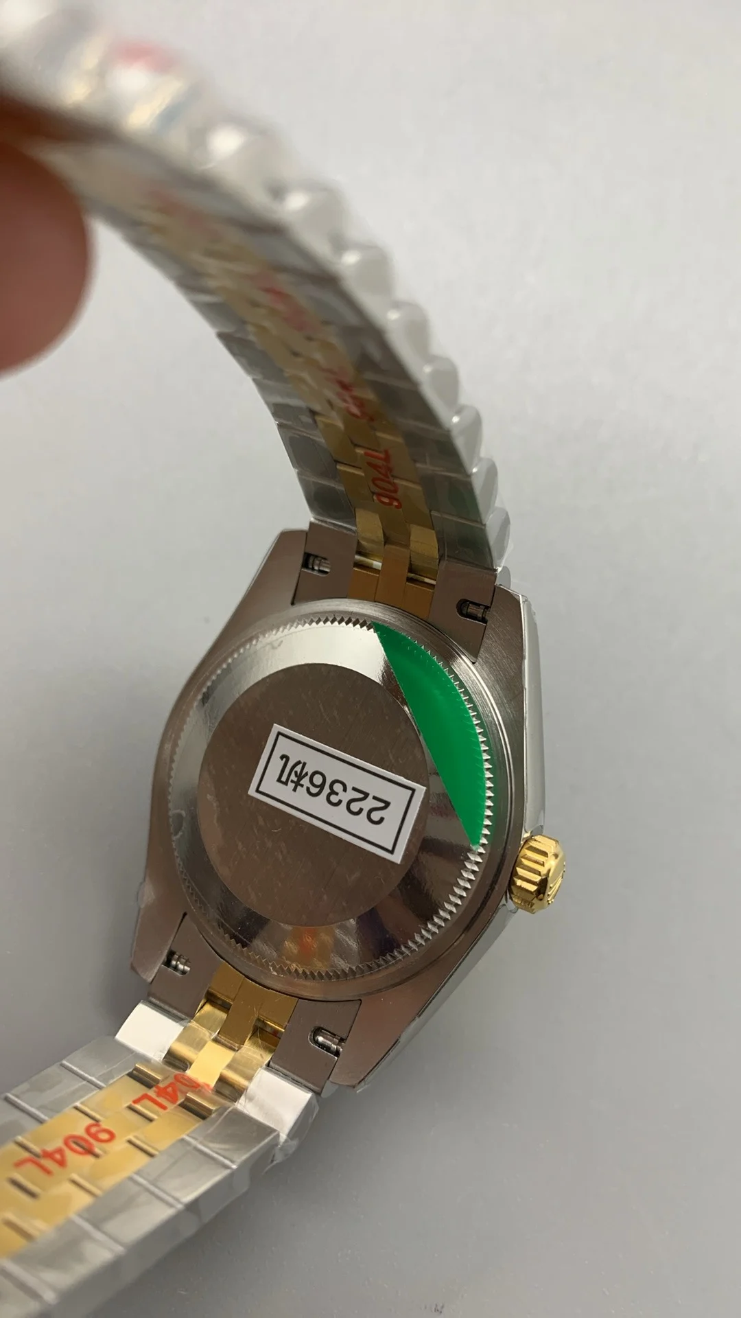 Rolex Datejust Two-Tone 31mm — photographed off the sweep