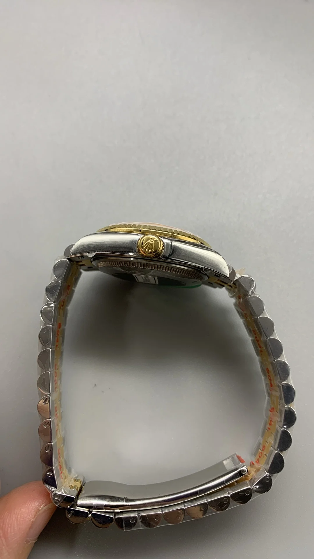 Rolex Datejust Two-Tone 31mm — photographed off the sweep
