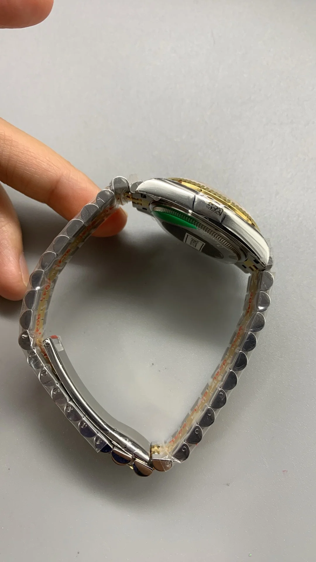 Rolex Datejust Two-Tone 31mm — photographed off the sweep