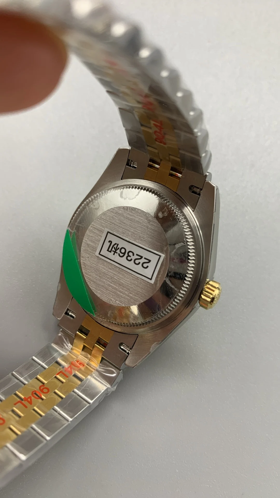 Rolex Datejust Two-Tone 31mm — photographed off the sweep