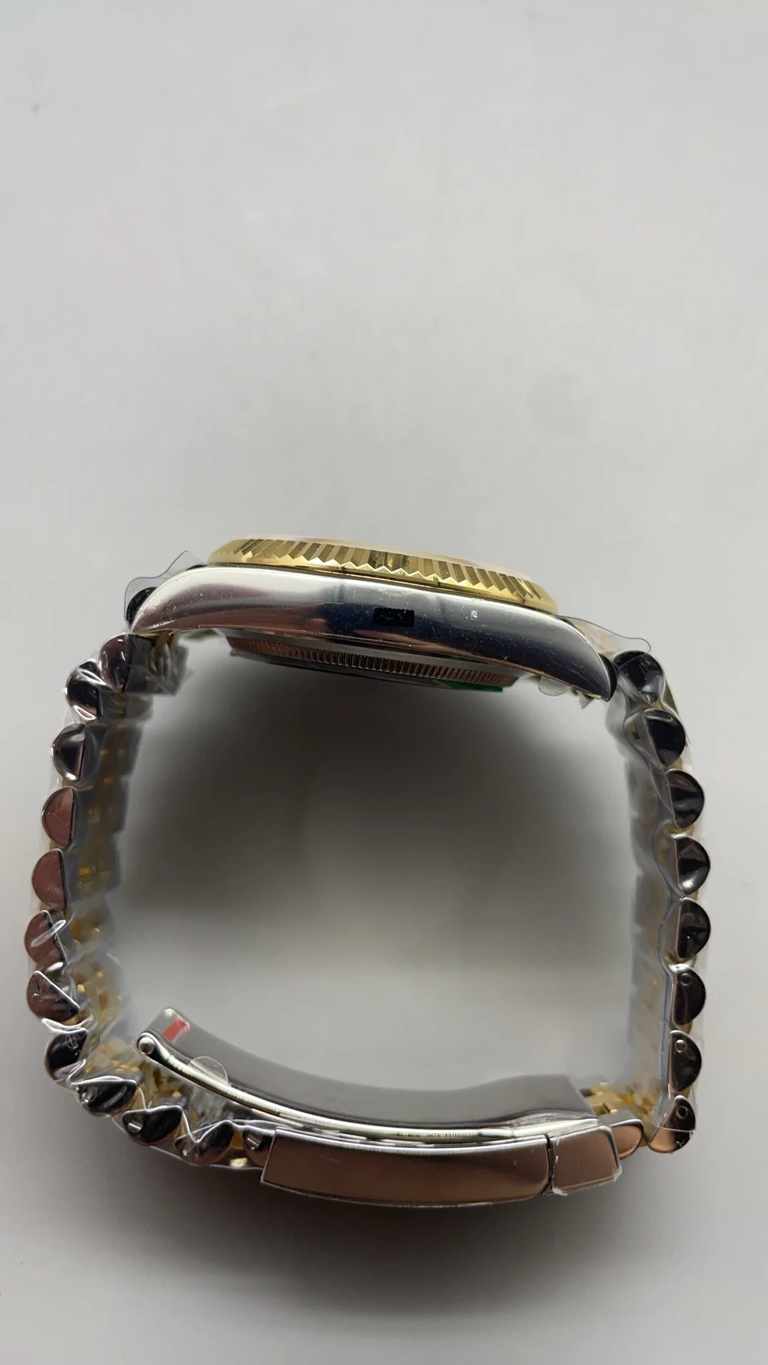 Rolex Datejust Two-Tone 36mm — photographed off the sweep