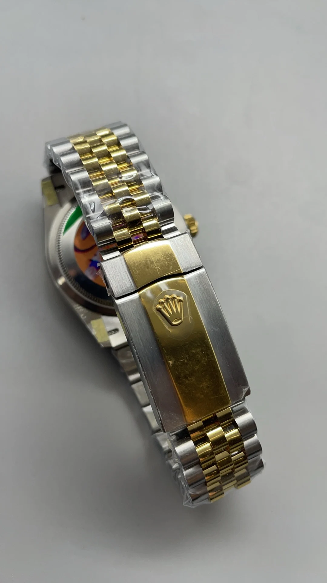 Rolex Datejust Two-Tone 36mm — photographed off the sweep