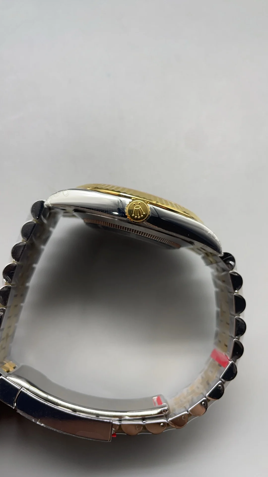 Rolex Datejust Two-Tone 41mm — photographed off the sweep