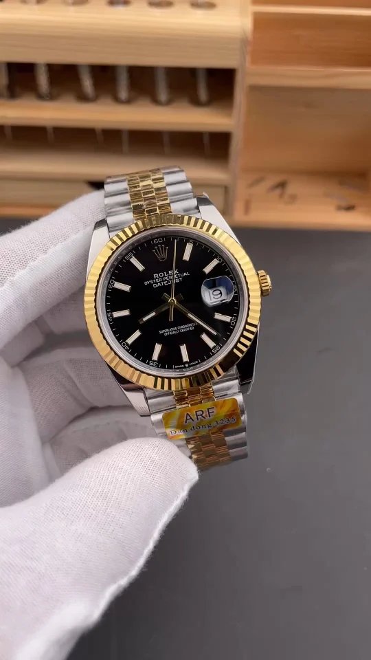 Rolex Datejust Two-Tone Black Dial 41mm