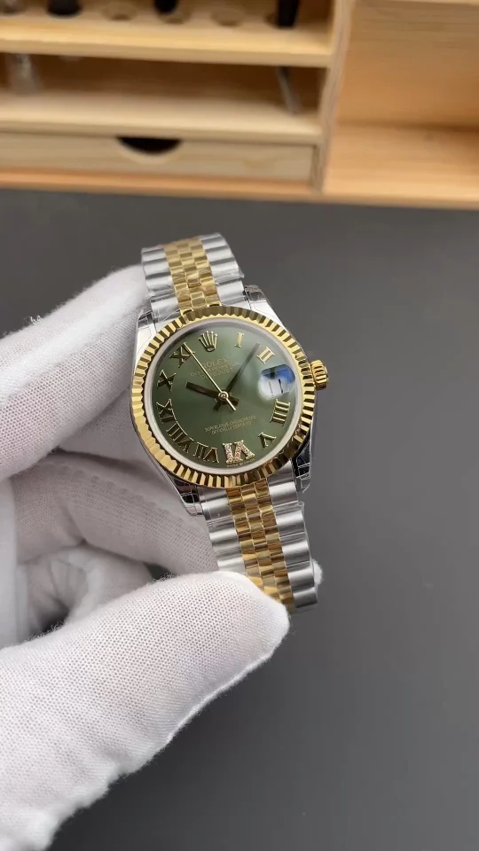 Rolex Datejust Two-Tone Green Dial 31mm