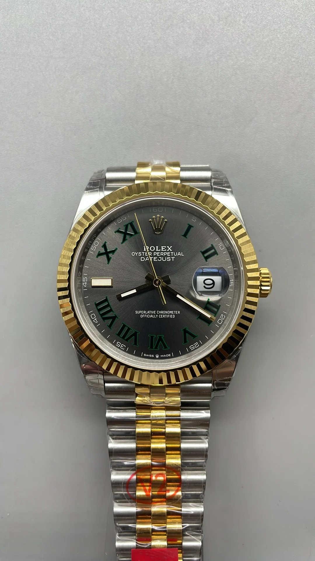 Rolex Datejust Two-Tone Green Dial 41mm