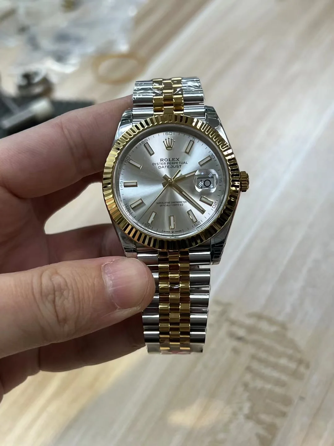 Rolex Datejust Two-Tone White Dial