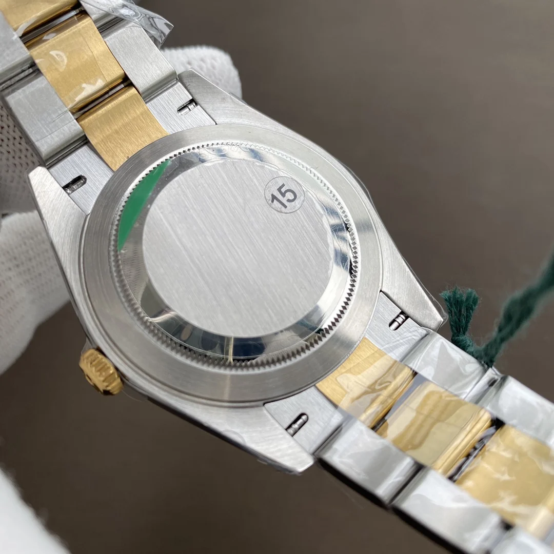 Rolex Datejust Two-Tone — photographed off the sweep